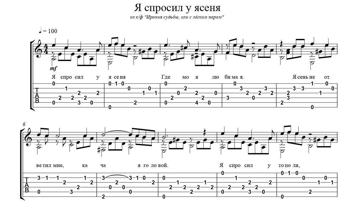 Я спросил у ясеня текст песни, аккорды на гитаре, разбор | песни под гитару — как на гитаре играть я спросил у ясеня