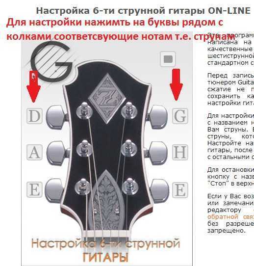 Настройка гитары - все способы настройки гитары