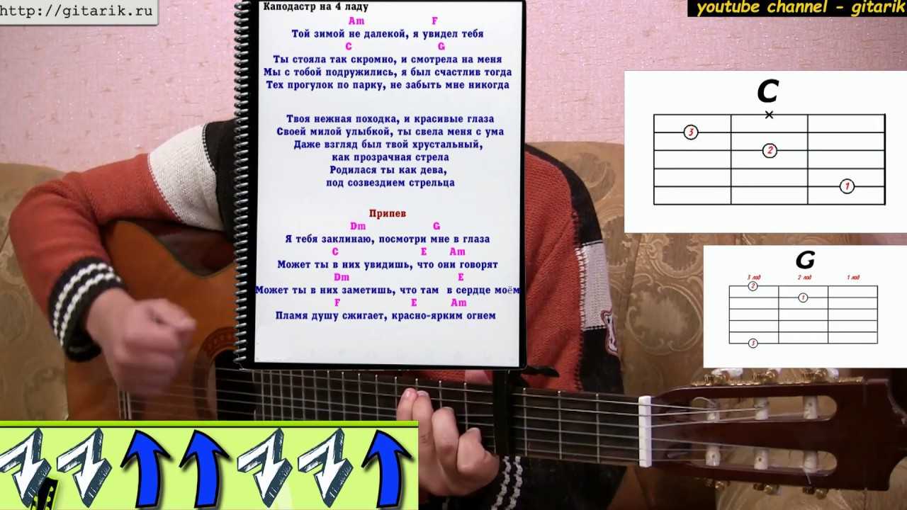 Муцураев – твоя нежная походка: аккорды для гитары и слова песни, аппликатуры, исполнение, видео