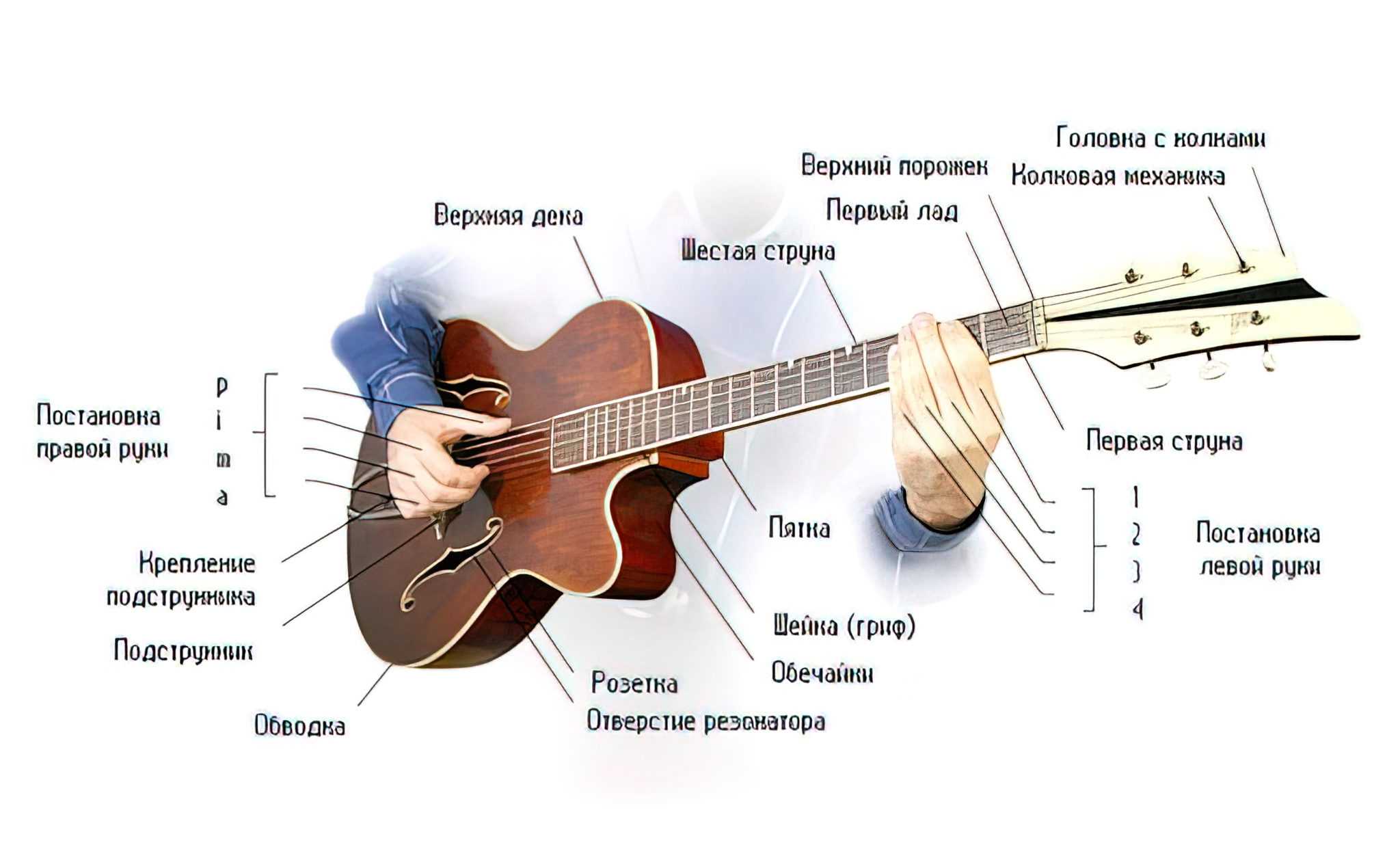 Самоучитель игры на гитаре/урок 1