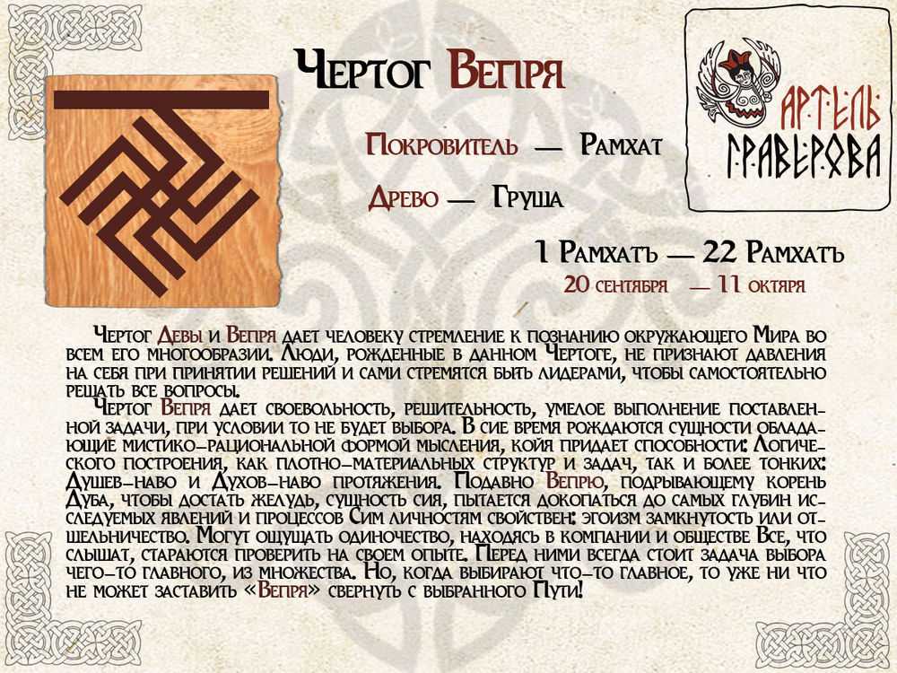 Славянский календарь животных по месяцам