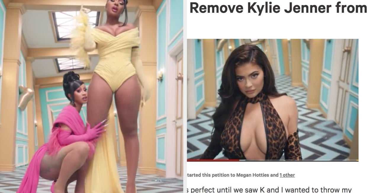 #wap: 13,000 sign petition to remove kylie jenner from cardi b & megan thee stallion video - that grape juice