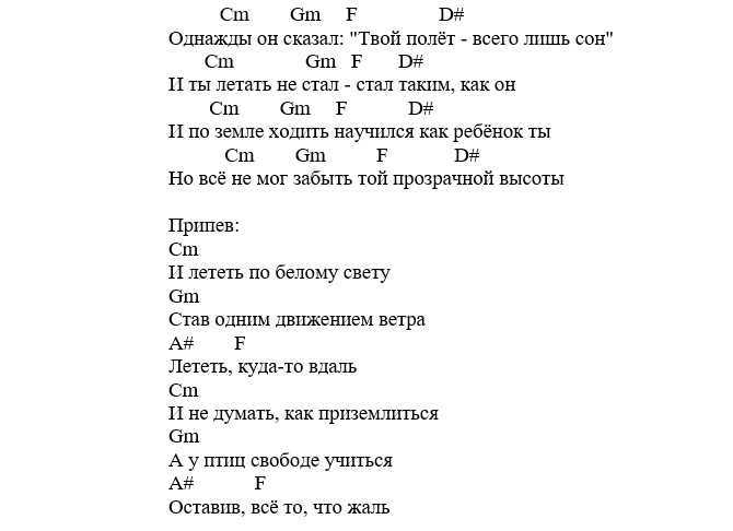 Би-2 — «лайки» аккорды песни, разбор боя на гитаре