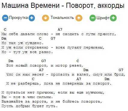 Аккорды и текст к песни перекресток семи дорог