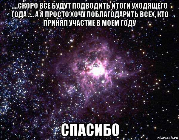 Подводим итоги уходящего года