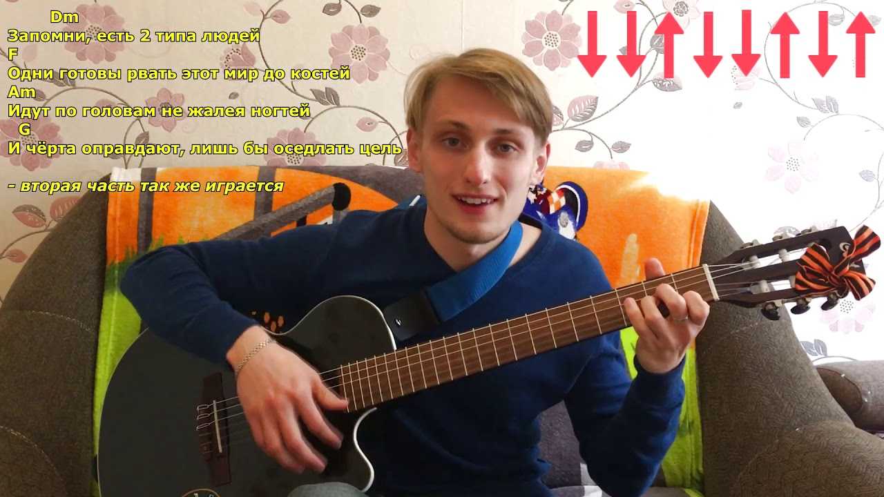 Макс корж - 2 типа людей аккорды, разбор песни