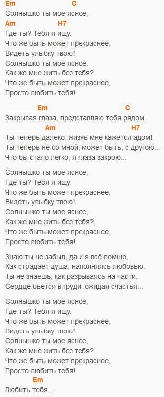 Самые легкие песни на гитаре для начинающих - простые мелодии, табы и аккорды