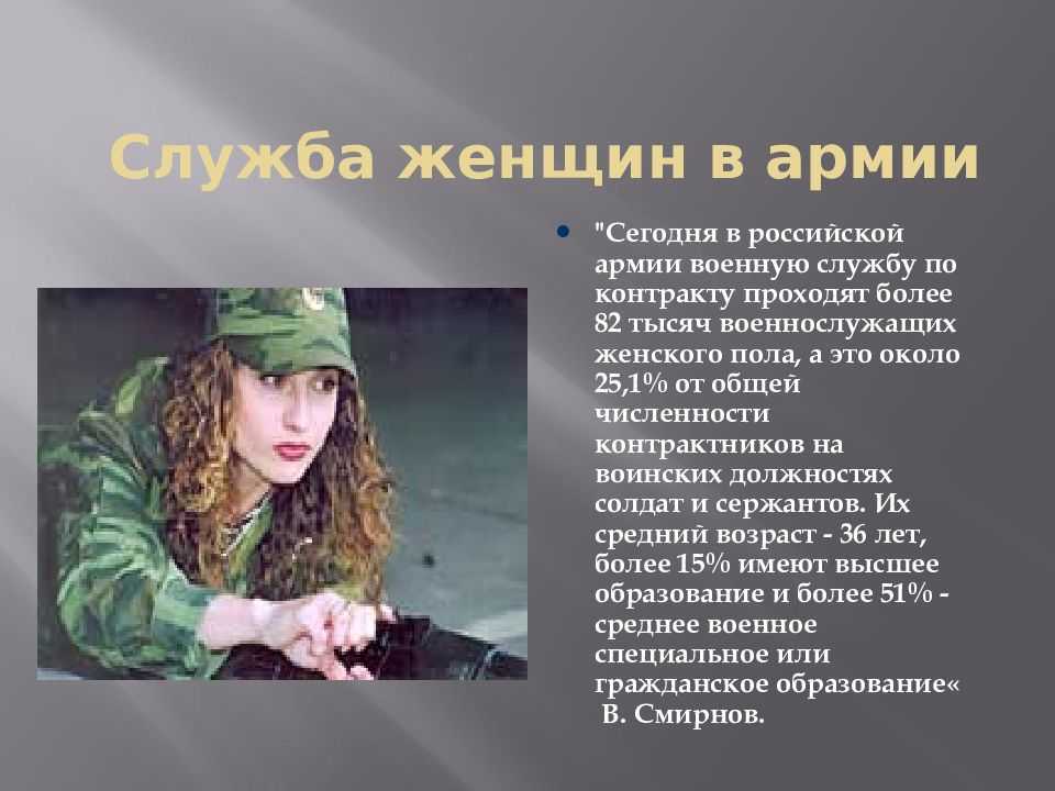 Служба женщин в армии разных стран: право или обязанность?