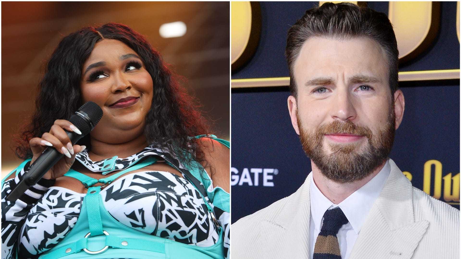 Lizzo jokes about chris evans' pregnancy rumors in 'snl' monologue