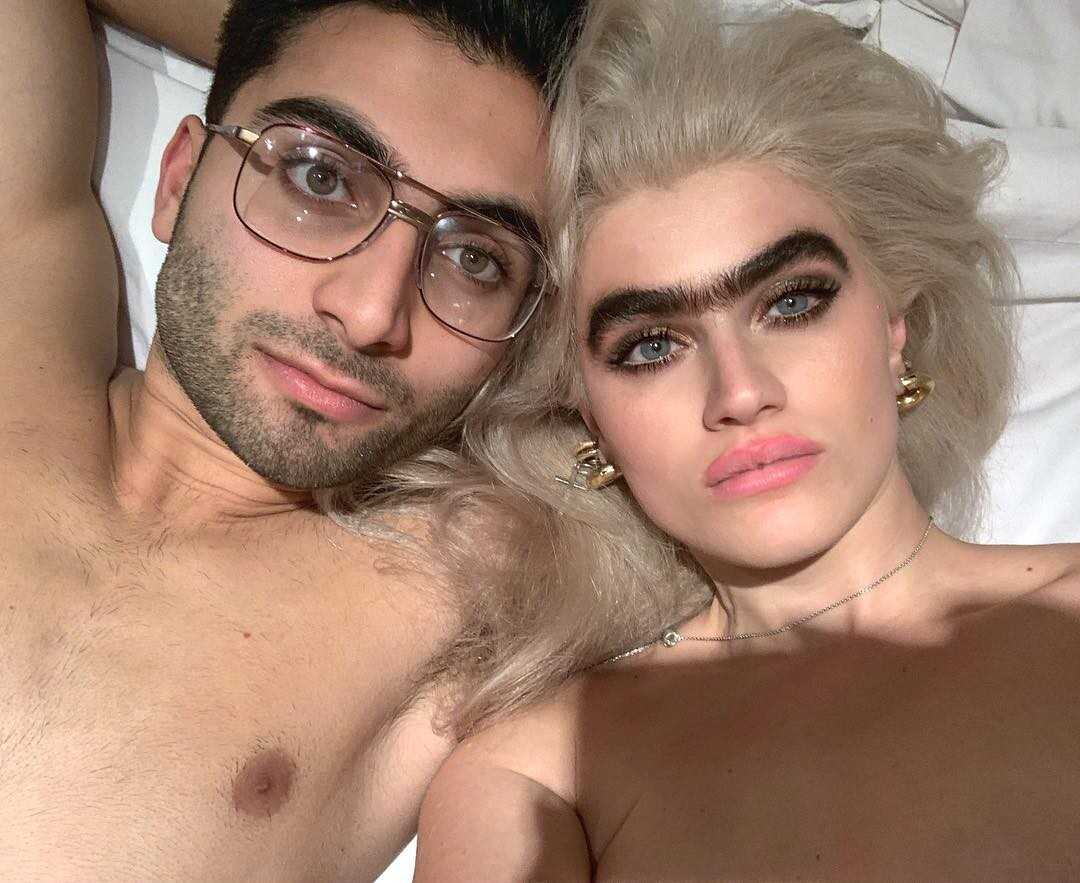 Sophia hadjipanteli is the unibrowed model leading a beauty revolution | dazed