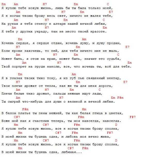 Авария — новогодняя: аккорды для гитары, исполнение, слова песни, аппликатуры