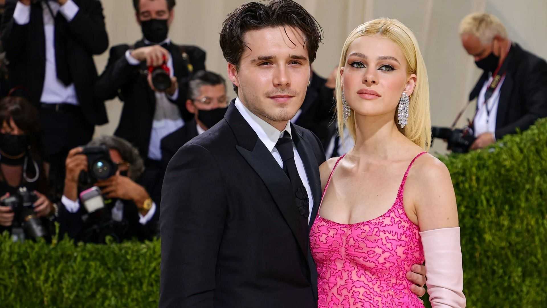 Brooklyn beckham & nicola peltz wedding | photos | wedding dress, suite, engagment ring, earrings