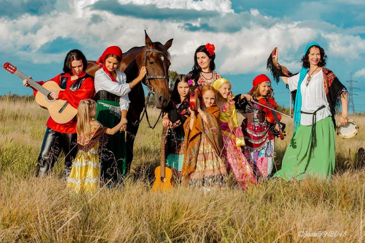 Цыганский костер с аккордами