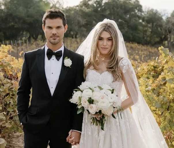 Taylor lautner is engaged to tay dome — and they both will have the same name